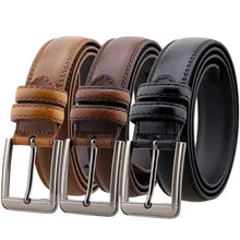 Load image into Gallery viewer, Width 3.3CM spot, men can choose a variety of colors pin buckle belt zk33-560