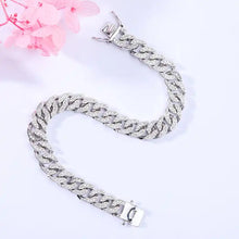 Load image into Gallery viewer, 2022 Custom 925 Sterling silver Chain Link Curb Bracelet For Men Gift jewelry