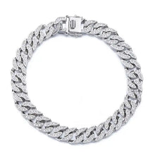 Load image into Gallery viewer, 2022 Custom 925 Sterling silver Chain Link Curb Bracelet For Men Gift jewelry