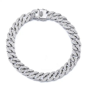 2022 Custom 925 Sterling silver Chain Link Curb Bracelet For Men Gift jewelry