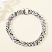 Load image into Gallery viewer, Luxury 925 Sterling Silver Jewelry Chain Link Bracelets Men Curb Bracelet.txt