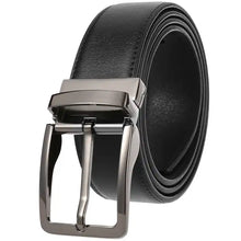 Load image into Gallery viewer, Zinc alloy Pin Buckle Genuine Leather Belt for Men