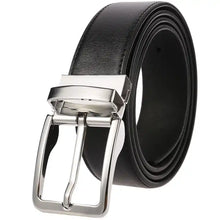 Load image into Gallery viewer, Zinc alloy Pin Buckle Genuine Leather Belt for Men