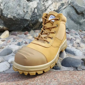 Anti-Crash Anti-Puncture Anti-Static, Anti-Ski, Anti-Oil Steel Toe Man Safety Boot Shoes Protective Work Boots For Mining