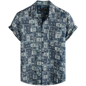 Custom Print Clothes Supplier Beach Hawaiian Floral Men Shirts