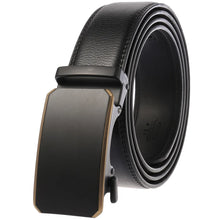 Load image into Gallery viewer, Automatic Buckle Ratchet Men Cowhide Leather Belt